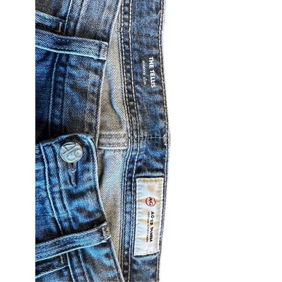 AG Adriano Goldschmied men’s jeans modern slim the tellis size 30R raw hem - Picture 3 of 8